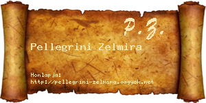 Pellegrini Zelmira névjegykártya